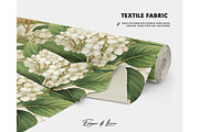Hydrangea watercolor seamles pattern, a Pattern Graphic by Milatoo (Thumbnail 3 of 6)