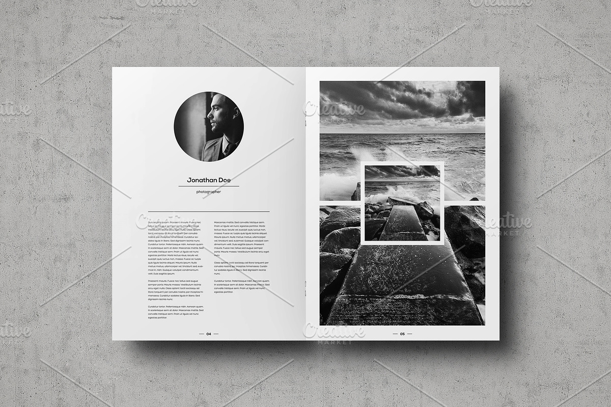 Multipurpose Portfolio Template, a Brochure Template by ShapShapy (Photo 3 of 14)