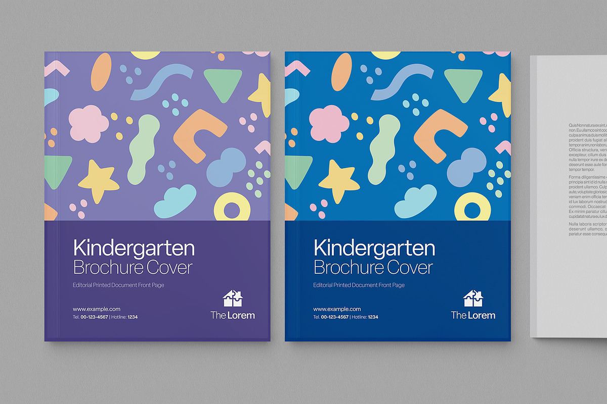 Kindergarten Brochure Cover Template, a Brochure Template by BrandPacks (Photo 2 of 6)