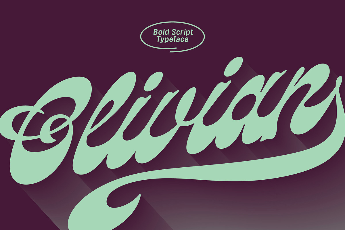TNSC Olivian - Vintage Bold Script, a Script Font by The Native Saint Club (Photo 1 of 15)
