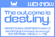 Human Life font, a Sans Serif Font by weknow (Thumbnail 5 of 8)