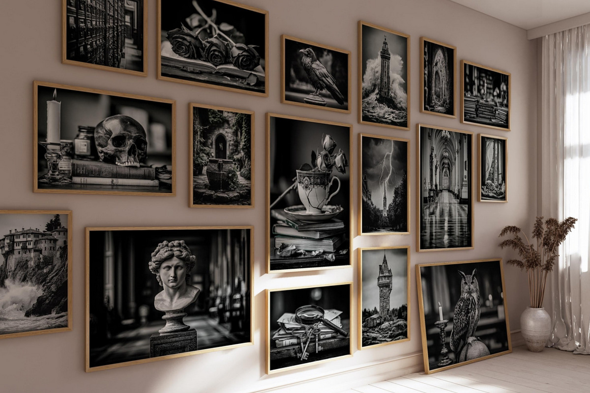 Dark Academia Wall Art Collection, a Decorative Illustration by PrintablesByFranklyn (Photo 1 of 10)