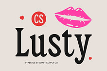 CS Lusty – Serif Font