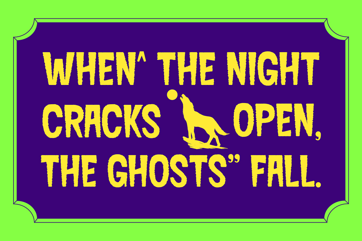 HipHep - Halloween Horror Font, a Sans Serif Font by Casloop Studio (Photo 5 of 10)