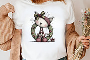 Watercolor Christmas Animals Clipart, an Illustration by Canvas Craft (Thumbnail 6 of 6)