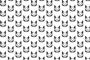 Heads of Cat Seamless Pattern, a Pattern Graphic by Ghagra (Thumbnail 3 of 3)