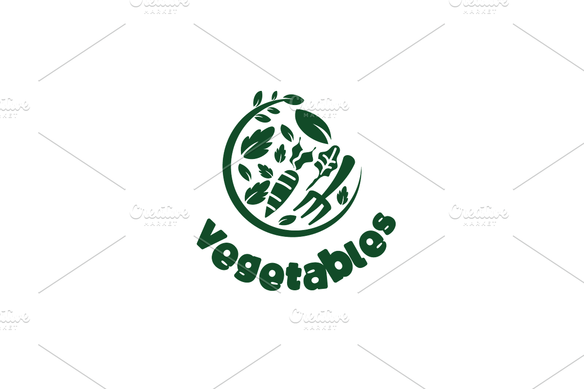 Salad icon template illustration, a Branding & Logo Template by Dyn Studio (Photo 2 of 2)