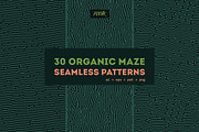 Organic Maze Seamless Patterns, a Pattern Graphic by dvtchk (Thumbnail 10 of 12)