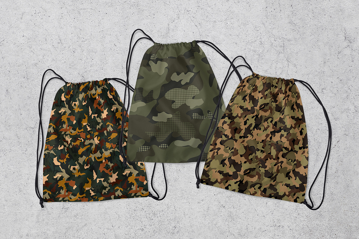 Camouflage seamless patterns, a Pattern Graphic by Alona Savchuk (Photo 3 of 6)