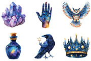 Celestial Magic Clipart Bundle, an Illustration by Designking (Thumbnail 3 of 5)