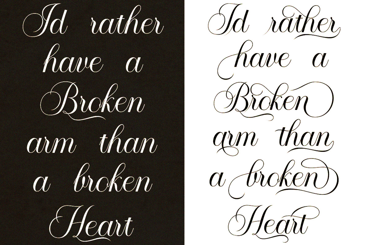 Amour Script, a Script Font by Bosstype Studio (Photo 5 of 16)