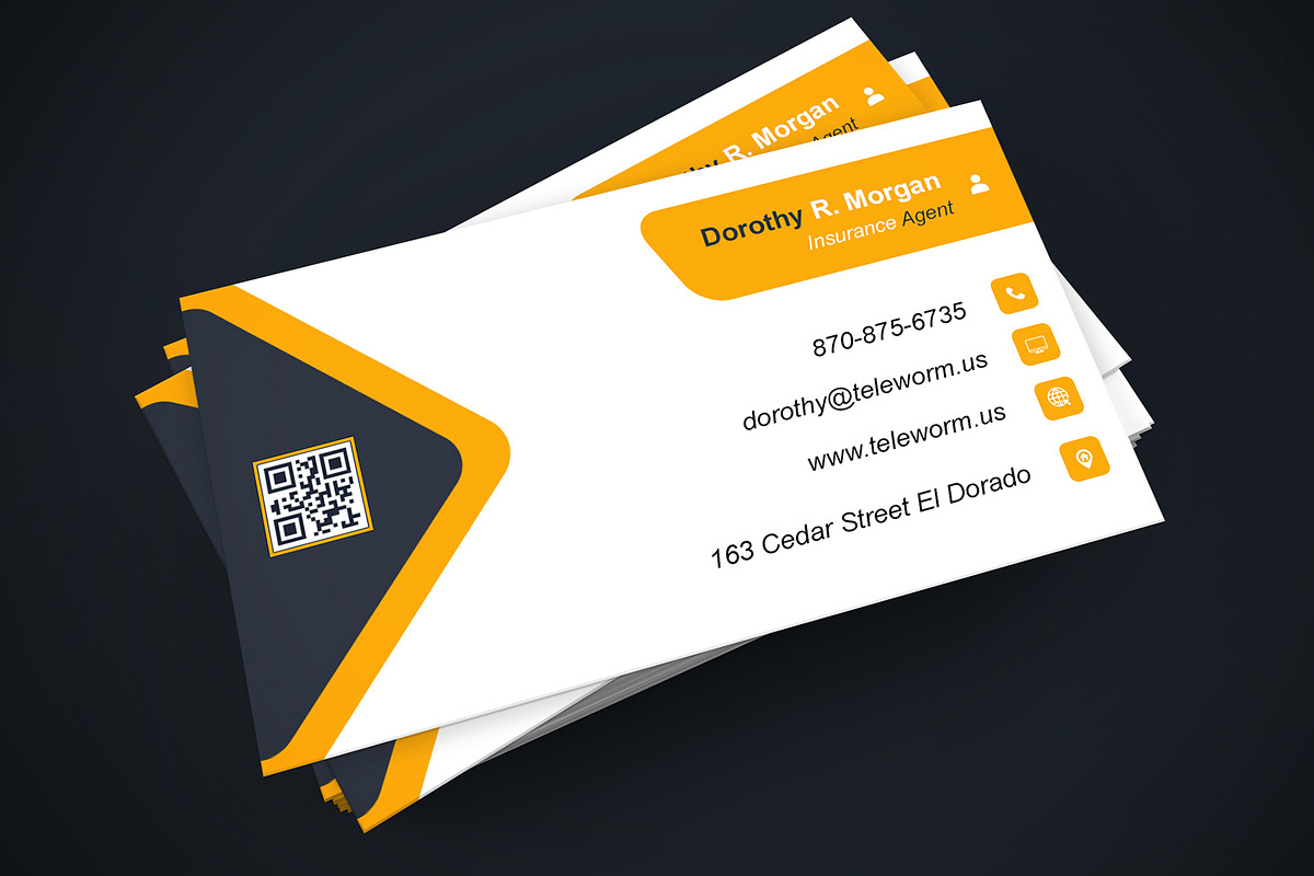 Clean Design Business Card Template preview 2