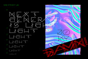 Joky - Light futuristic font, a Font by DanieleFranchi (Thumbnail 8 of 9)