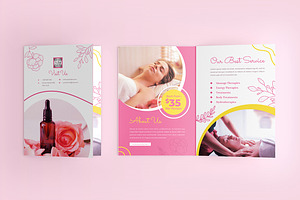 Spa & Massage Bifold Brochure