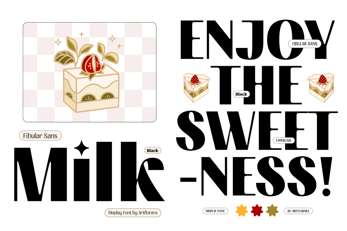 FIBULAR SANS - Variable Display Type, a Sans Serif Font by Artflorara (Photo 9 of 23)