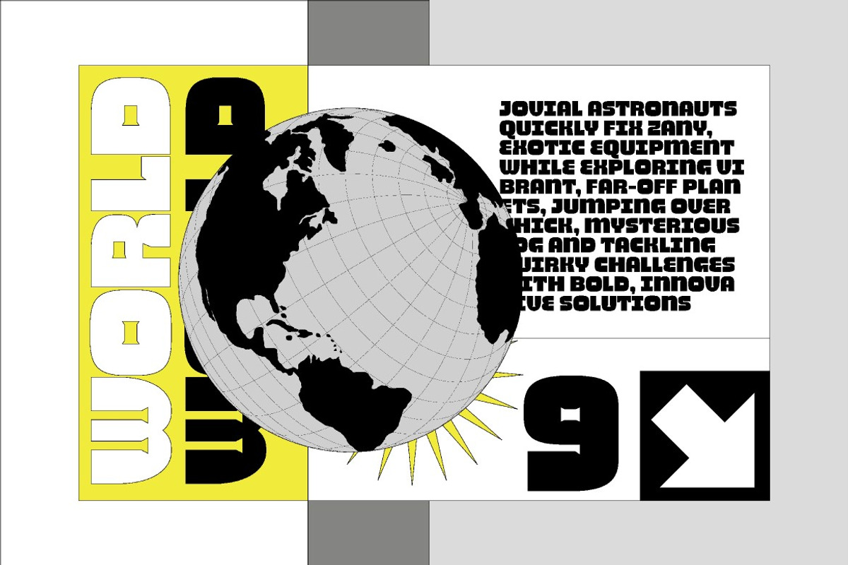Disxfat, a Sans Serif Font by graphicook (Photo 6 of 10)