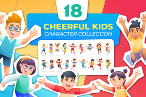 Cheerful Kids Character Collection
