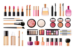 Realistic cosmetics makeup. Cosmetic, an Object Illustration by Stock-Smart-Start