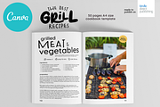Grill Recipes Cookbook Template, a Magazine Template by DeLaGranSiete (Thumbnail 6 of 11)