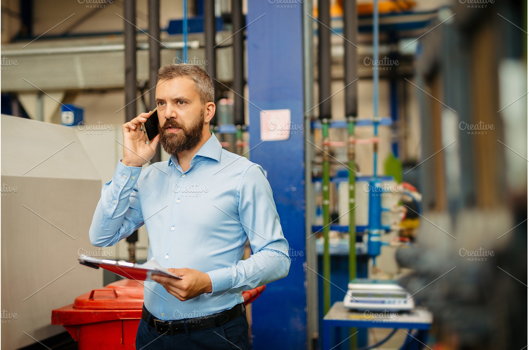 A portrait of project manager or, an Industrial Photo by HalfPoint
