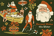 Vintage Christmas Collection: 3-in-1, a Blackletter Font by Bruised Goods (Thumbnail 1 of 18)