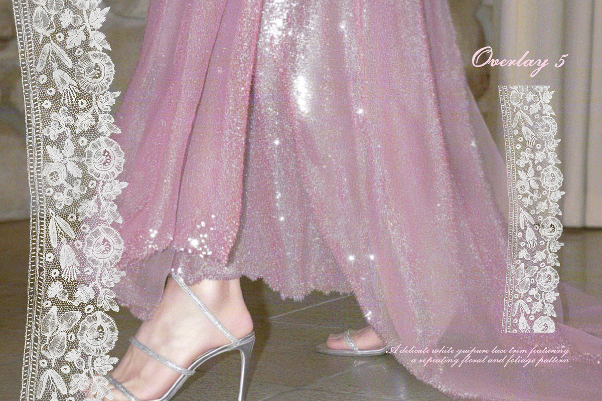 Vintage Lace Pieces Overlays, a Texture Graphic by Kaleriia (Photo 6 of 18)
