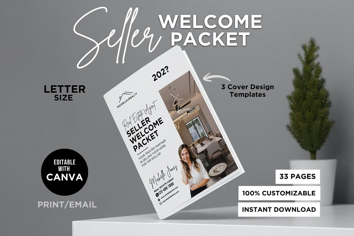 Realtor Onboarding Kit Canva Bundle, a Marketing Template by CreativeVinesStore (Photo 9 of 16)