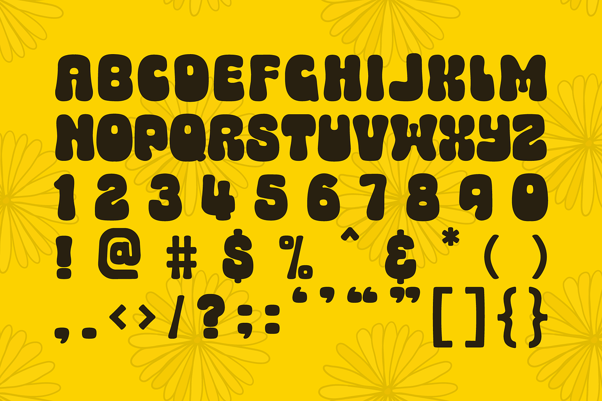 Its a vibe - a funky fresh font, a Sans Serif Font by Amber Nest Design (Photo 2 of 5)