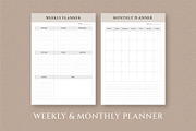 Daily & Weekly Planner, a Stationery Template by Anatartan Design (Thumbnail 4 of 6)