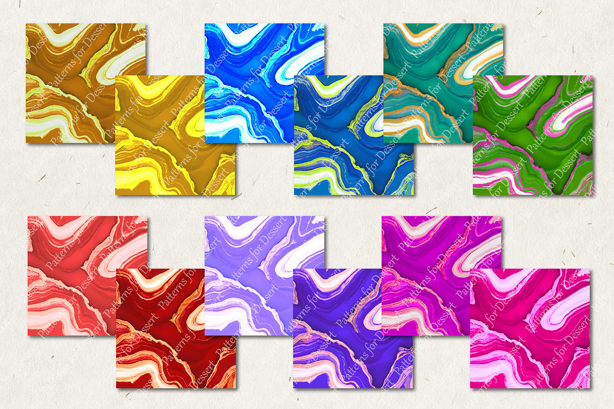 24 Agate Background Textures, a Texture Graphic by Patterns for Dessert (Photo 2 of 8)