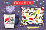 Big set of Different Birds, an Object Graphic by ianakauri (Thumbnail 7 of 8)