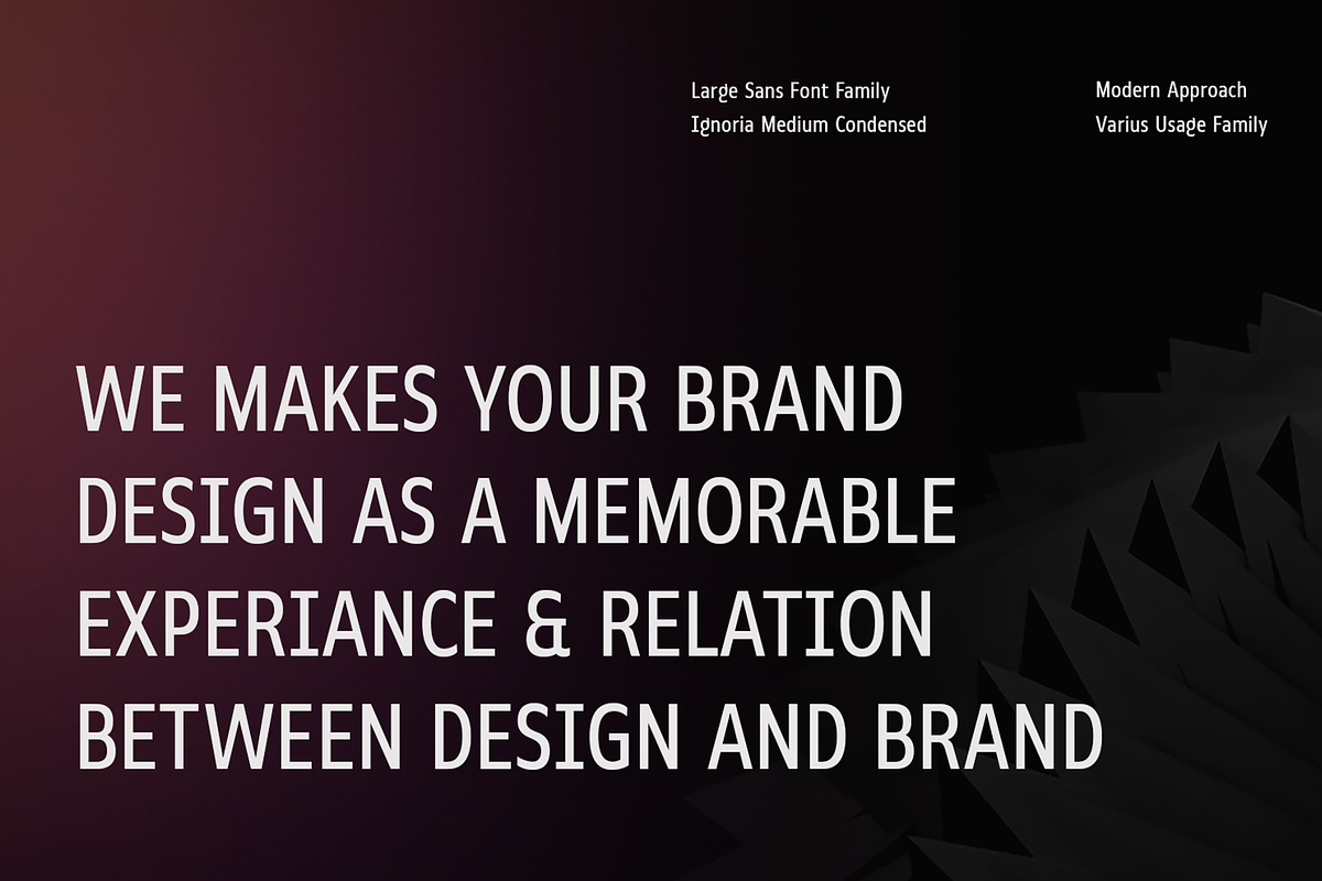 Ignoria, a Sans Serif Font by Wildan Type (Photo 3 of 10)