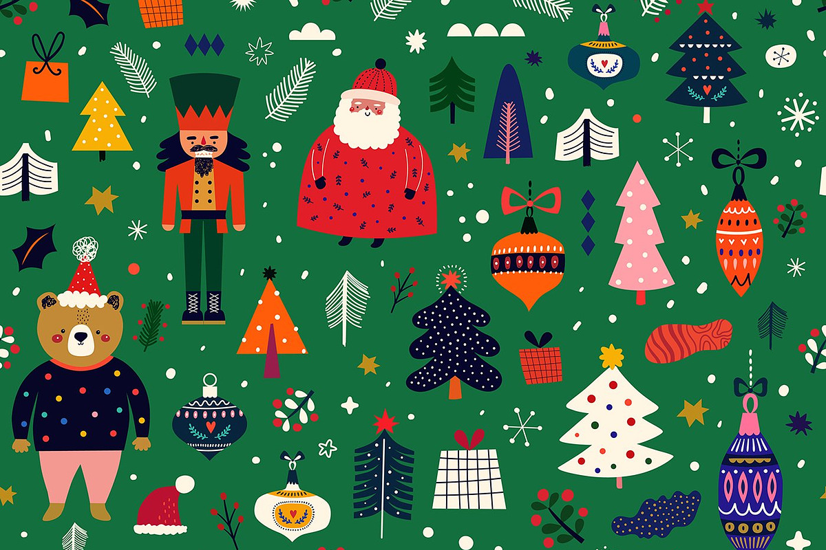 BEST CHRISTMAS BUNDLE 16 PRODUCTS, an Animal Illustration by MoleskoStudio (Photo 13 of 56)
