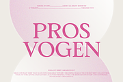 TBJ Pros Vogen Luxury Modern Serif, a Serif Font by Taboja Studio (Thumbnail 1 of 15)