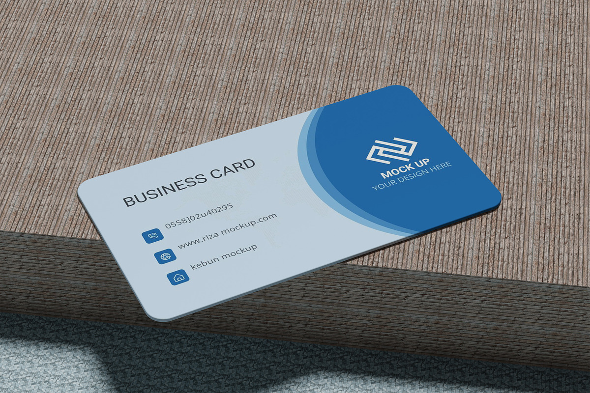 BUSINESS CARD MOCKUP, a Business Card Template by kebunmockup (Photo 3 of 5)
