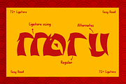 Jingjou - Chinese Display Typeface, a Handwritten Font by Pandeka Studio (Thumbnail 3 of 9)