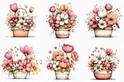 Spring Flower Basket Clipart Png, an Illustration by Craft Nest (Thumbnail 5 of 11)