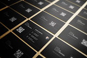 Dark Corporate Business Card, a Business Card Template by bouncy (Thumbnail 2 of 4)