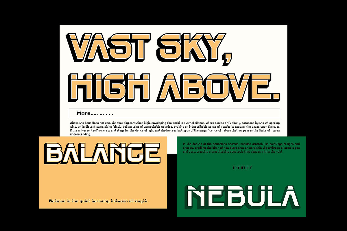 Darille 3D, a Sans Serif Font by Craft Supply Co. (Photo 5 of 8)