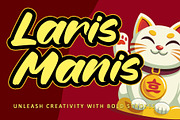Laris Manis, a Handwritten Font by Letterara (Thumbnail 1 of 9)