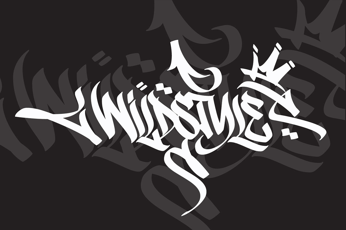 Chiloe - Graffiti typeface, a Blackletter Font by Ridha-38.lineart (Photo 2 of 15)
