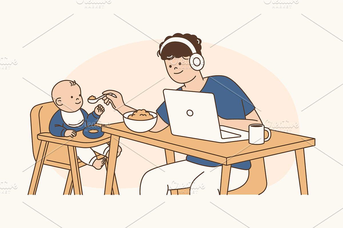 Work Life Blend Illustration, an Object Graphic by Jump Studio (Photo 12 of 12)