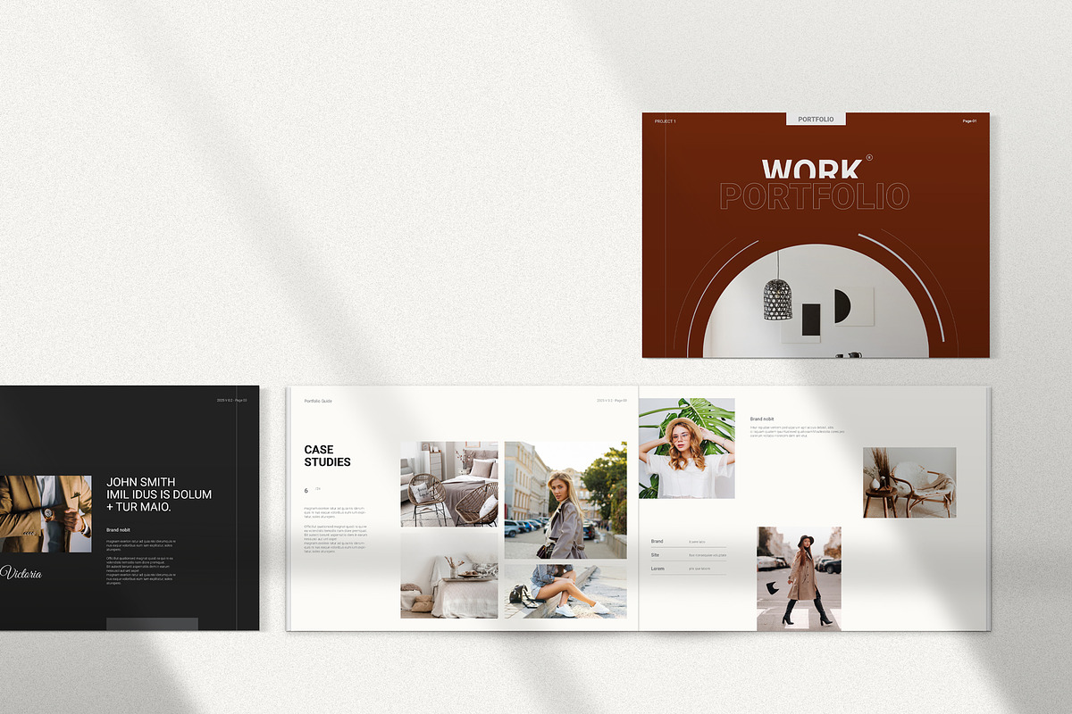 Work Portfolio Template, a Brochure Template by metastudio38 (Photo 7 of 7)
