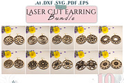 75 Lasercut EARRING FILE SVG BUNDLE, an Object Graphic by Pixelkrafter (Thumbnail 7 of 9)