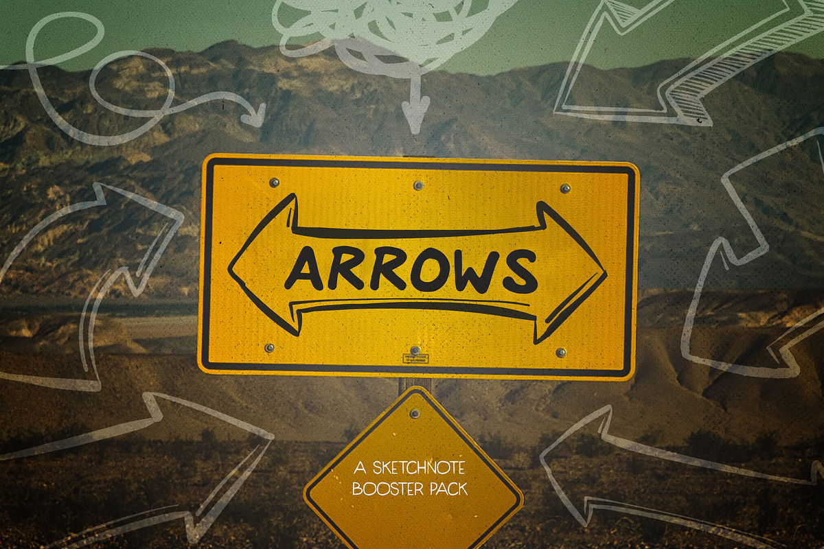 Arrows: Sketchnote Booster Pack, an Illustration by Mitch Made (Photo 1 of 2)