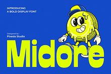 Midore - Bold Dislay Font