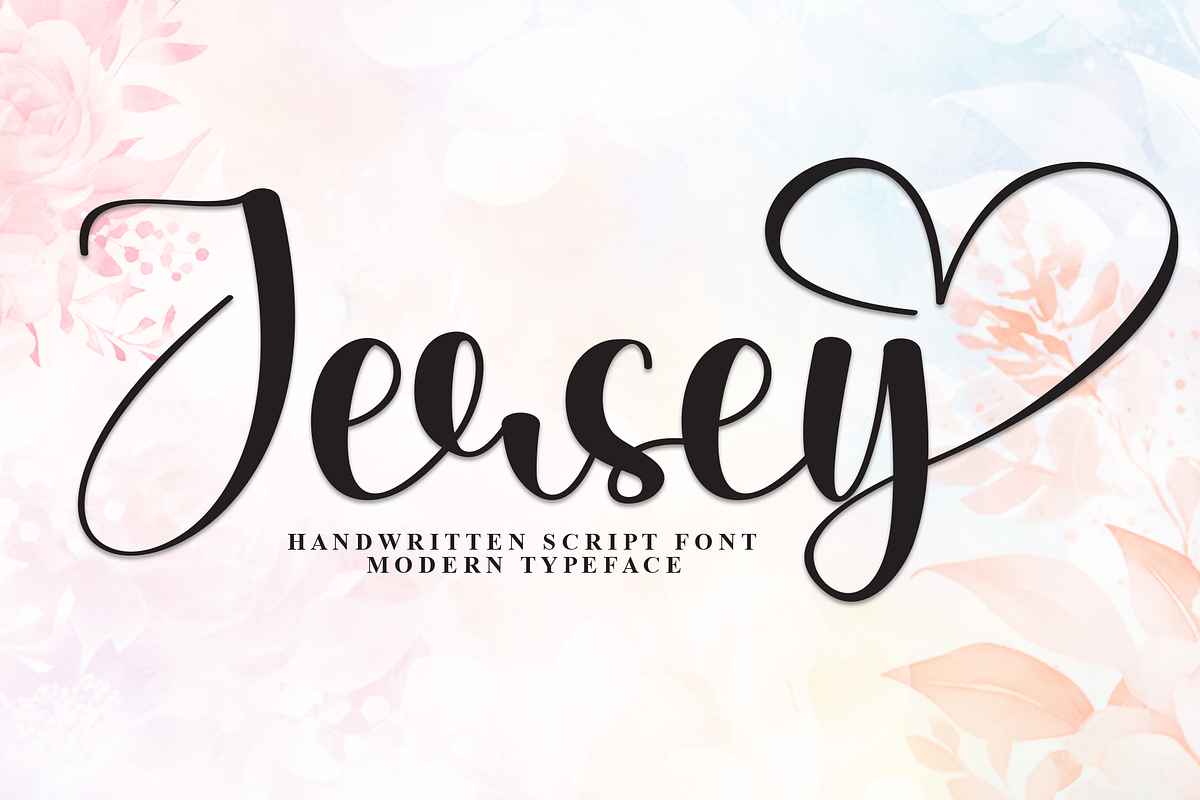 Jersey | Script Font, a Handwritten Font by Scratchones (Photo 1 of 9)