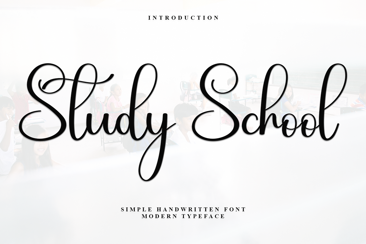Study School, a Handwritten Font by FreshTypeINK (Photo 1 of 8)