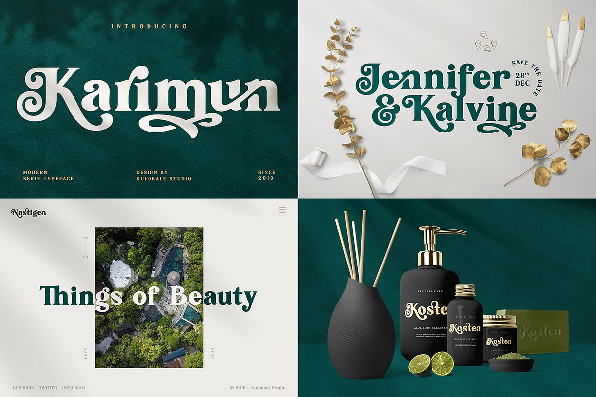 Modern Elegant Font Bundle - SALE, a Sans Serif Font by Kulokale (Photo 11 of 13)