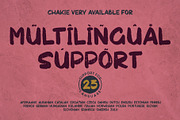 CHAKIE - Retro Brush Font, a Sans Serif Font by Garisman Std (Thumbnail 5 of 8)